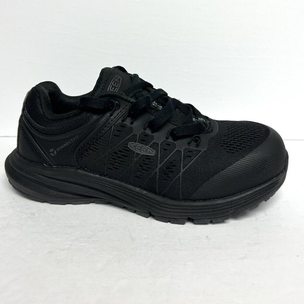 KEEN Womens Vista Energy EH Carbon Sneaker Black Size 6W